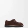 Faro Lace-Up in Suede Calfskin