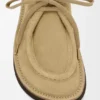 Faro Lace-Up in Suede Calfskin