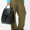 Flamenco Backpack in Shiny Supple Calfskin