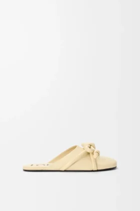 Flamenco Knot Mule in Lambskin