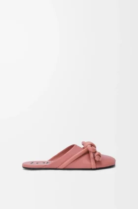 Flamenco Knot Mule in Lambskin