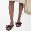 Flamenco Knot Mule in Lambskin Flamenco Knot Mule in Lambskin
