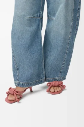 Flamenco Knot Sandal in Lambskin