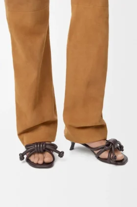 Flamenco Knot Sandal in Lambskin