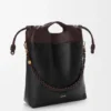Flamenco Purse Tote in Mellow Nappa Lambskin