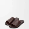 Flex Anagram Slide in Soft Calfskin