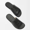 Flex Anagram Slide in Soft Calfskin