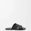 Flex Criss-Cross Slide in Vegetable-Tanned Calfskin