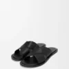 Flex Criss-Cross Slide in Vegetable-Tanned Calfskin
