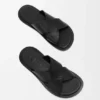 Flex Criss-Cross Slide in Vegetable-Tanned Calfskin