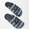 Flex Mule in Raffia and Calfskin