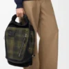 Flex Roll-Top Backpack in Canvas and Brushed Suede
