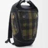 Flex Roll-Top Backpack in Canvas and Brushed Suede