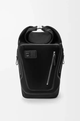 Flex Roll-Top Backpack in Canvas and Suede