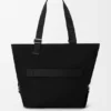 Flex Zipped Tote in Canvas and Suede