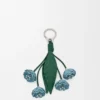 Flower Charm in Classic Calfskin Flower Charm in Classic Calfskin