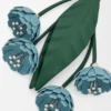 Flower Charm in Classic Calfskin Flower Charm in Classic Calfskin