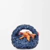 Flower Door Stop in Stone and Calfskin
