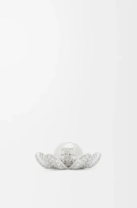 Flower Hat Pendant in Sterling Silver and Crystals