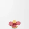Flower Pin in Calfskin