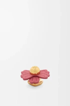 Flower Pin in Calfskin
