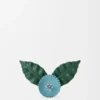 Flower Pin in Classic Calfskin