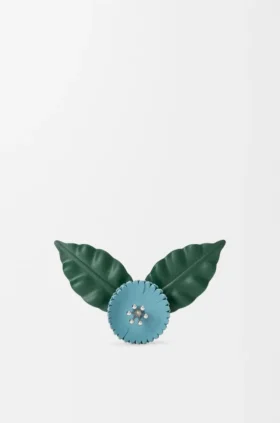 Flower Pin in Classic Calfskin