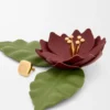 Flower Pin in Classic Calfskin