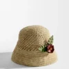 Flower Pin in Classic Calfskin