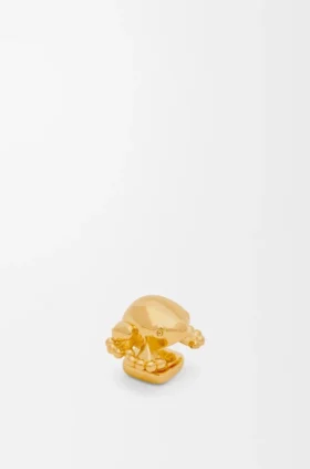 Frog Pin in Brass