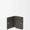 Futurist Cat Compact Wallet in Classic Calfskin