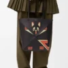 Futurist Cat Medium Puzzle Fold Tote in Nappa Calfskin