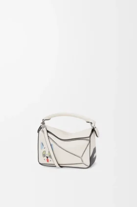 Futurist Cat Mini Puzzle Bag in Classic Calfskin