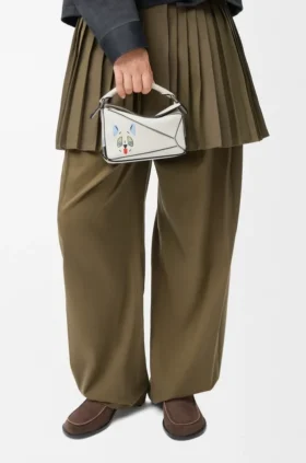Futurist Cat Mini Puzzle Bag in Classic Calfskin