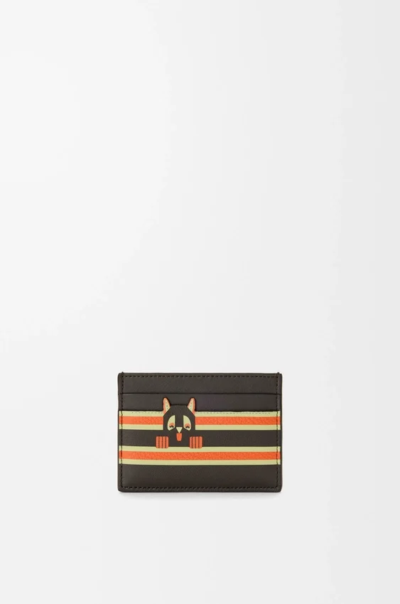 Futurist Cat Plain Cardholder in Classic Calfskin Futurist Cat Plain Cardholder in Classic Calfskin