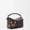Futurist Cat Small Puzzle Bag in Classic Calfskin