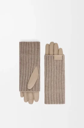 Gloves in Cashmere and Nappa Lambskin