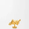 Grasshopper Pin in Brass