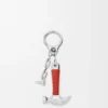 Hammer Charm in Brass and Calfskin