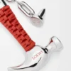 Hammer Charm in Brass and Calfskin