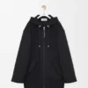 Hooded Coat in Wool