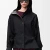Hooded Jacket in Cotton and Silk Hooded Jacket in Cotton and Silk