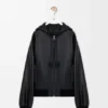 Hooded Jacket in Nappa Lambskin
