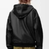 Hooded Jacket in Nappa Lambskin