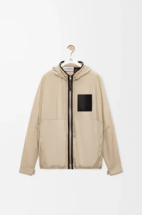 Hooded Jacket in Technical Shell