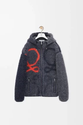 Hooded Jacket in Wool Blend