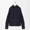 Hooded Shirt in Cotton and Linen