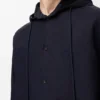 Hooded Shirt in Cotton and Linen