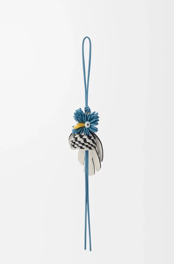 Hoopoe Bird Charm in Classic Calfskin Hoopoe Bird Charm in Classic Calfskin