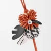 Hoopoe Bird Charm in Classic Calfskin Hoopoe Bird Charm in Classic Calfskin